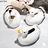 Duck Ceramic Tissue Box Animal Ornaments Paper Box Napkin Boxes Tissue Organizer Paper Towel Holders Tissue Storage Boxes Craft 4