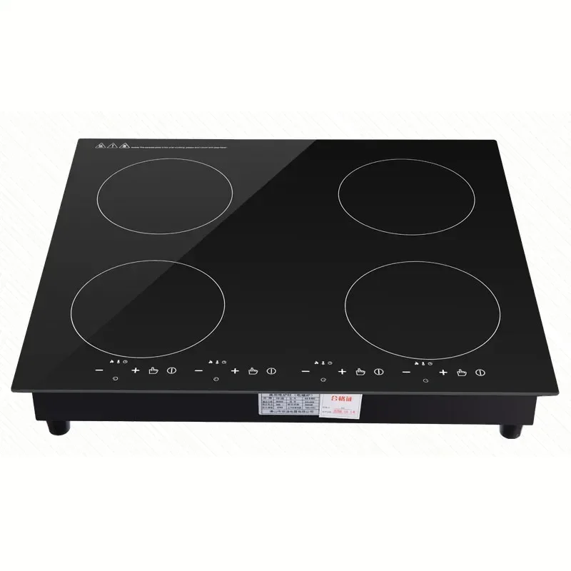 Four-head Induction Cooker Commercial Four-eye Induction Cooker Household 4-stove Embedded Foil Export-oriented