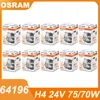 OSRAM Original Truck Lamp 64196 H4 24V 75/70W P43t 3200K CLASSIC High beam/near beam standard lamp OEM quality bulbs 1