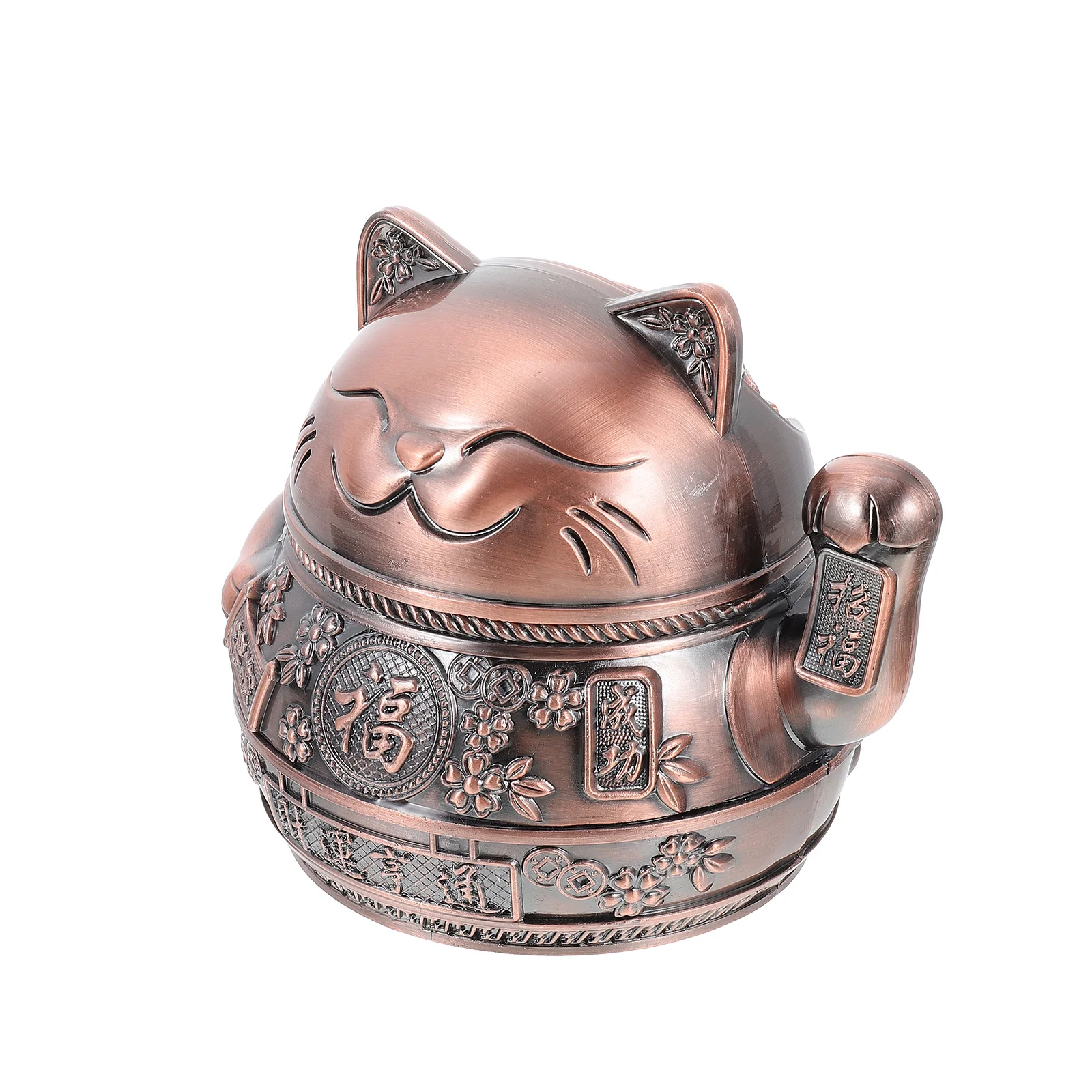 

Fomiyes Home Decor Ashtray Lucky Cat Ash Tray Holder Table Home Bar Car Decor Smokers Office Decor