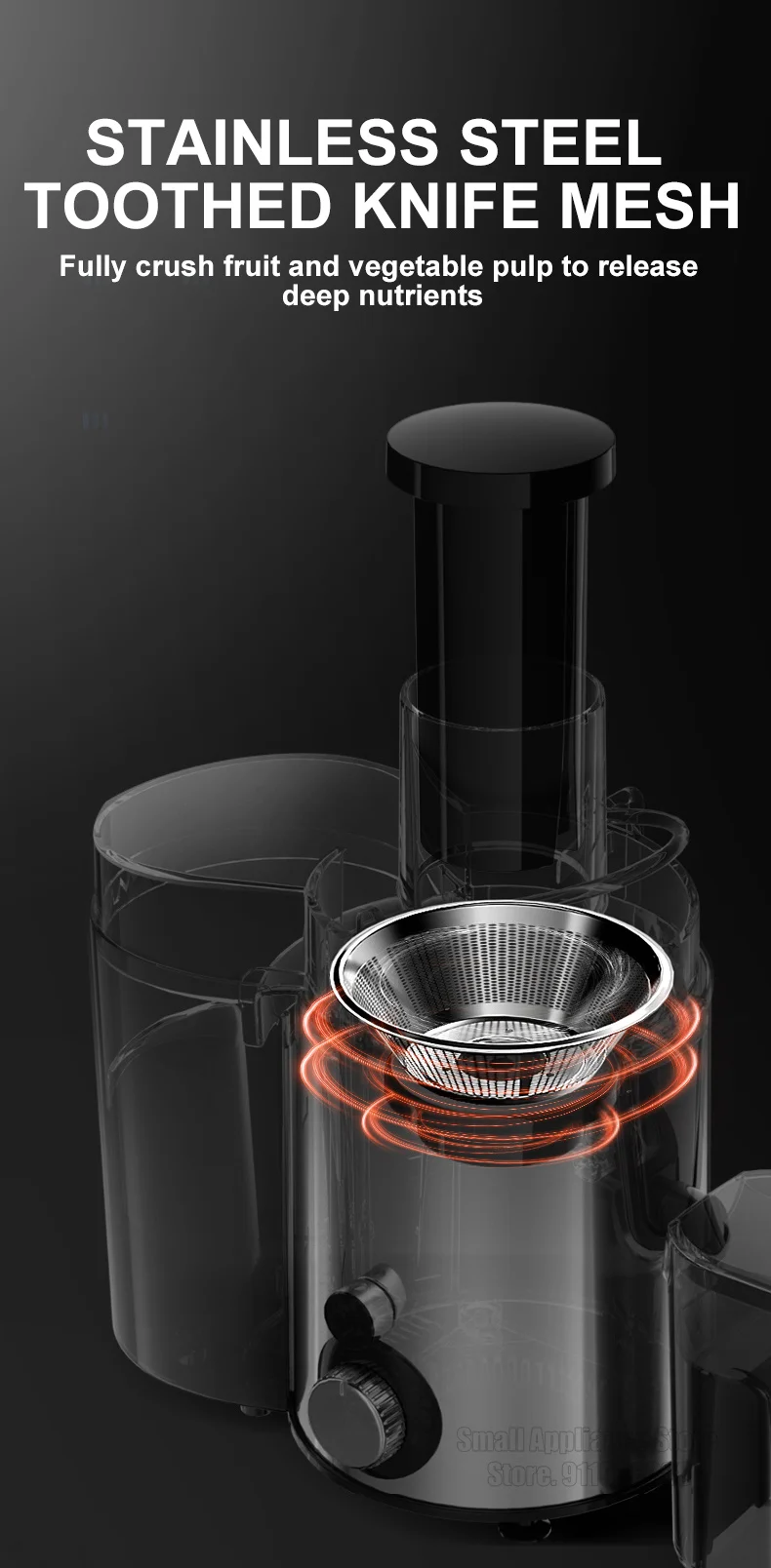 Description Picture 6 of itemMidea Portable Juicer 0.45L Mixer Electric Mini Blender Fruit Vegetables Quick Juicing Kitchen Food Processor For Dormitory Home