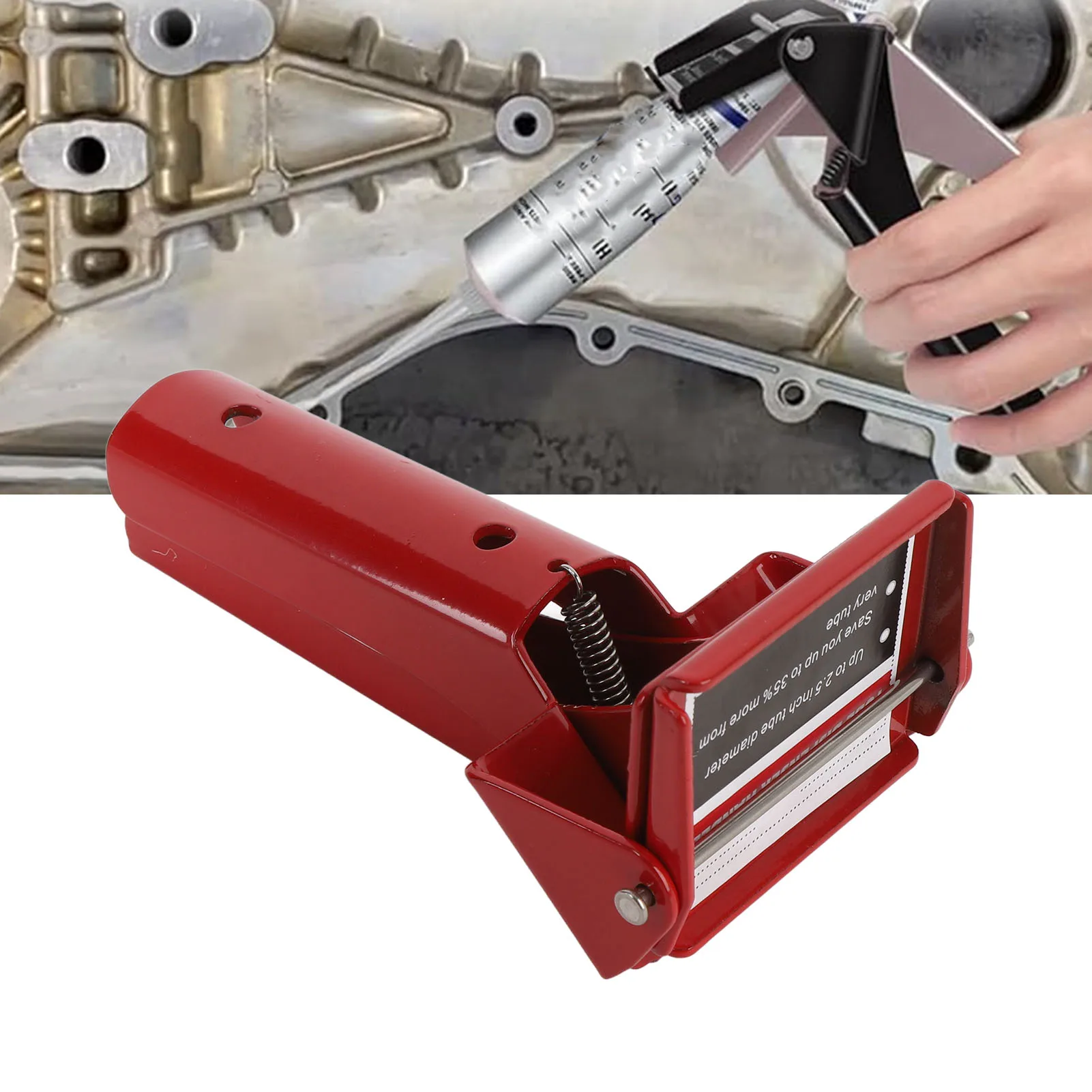 RTV Tube Silicone Dispenser Easy Operating Silicone Tube Extrusion Tool Efficient Prevent Material Waste for Automotive Repair