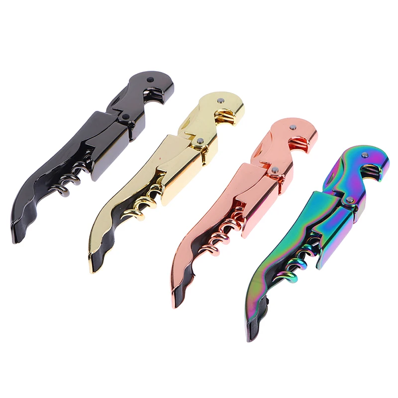 Stainless Steel Wine Opener Double Hinge Professional Waiter Beer Bottle Opener For Restaurant Waiters Or Bartenders bottle opener kitchen tools wine opener multifunctional tool wine corkscrew
