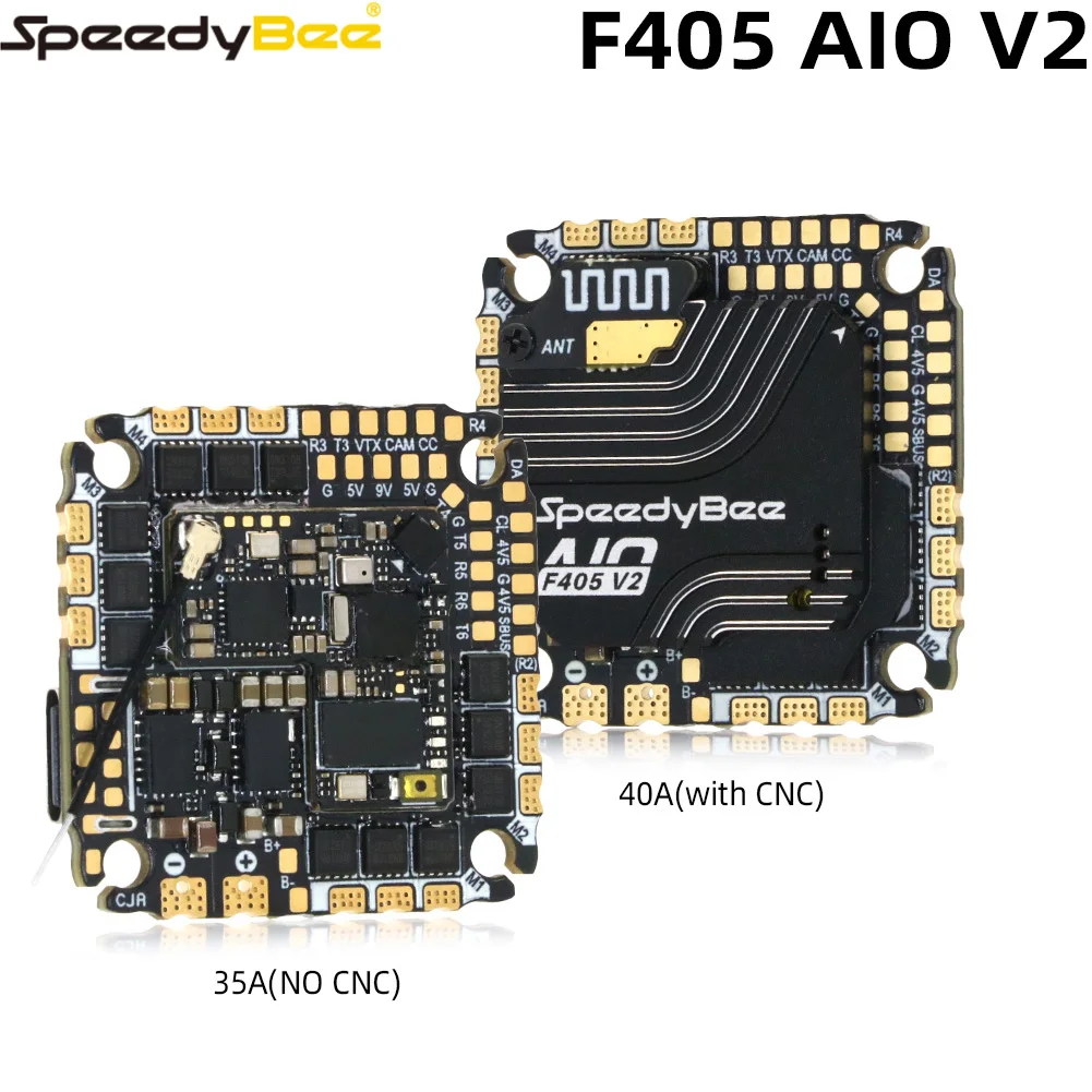 SpeedyBee F405 AIO V2 35A 40A Blue-jay 25,5x25,5 3-6S Управление полетом и интегрированный контроллер ESC для модели самолета