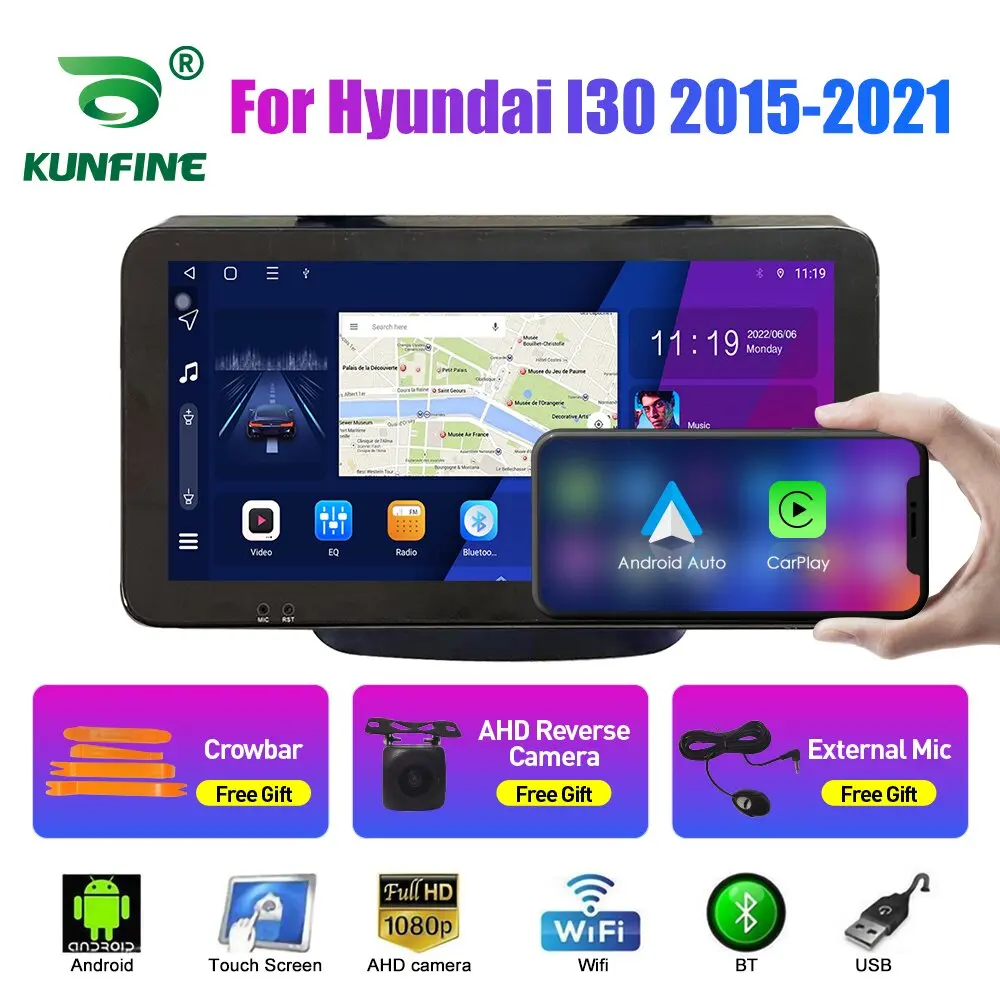 

Car Radio For Hyundai I30 2015-2021 Octa Core Android Car DVD GPS Navigation Car Stereo Device Headunit Carplay Android Auto