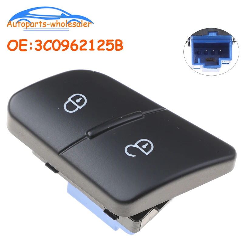 Nuovo 3 C0962125B 3 C0 962 125B Per Volkswagen Vw Passat B6 2006-2010 Serratura Della Porta Laterale Del Conducente/Interruttore Di Sblocco Accessori 