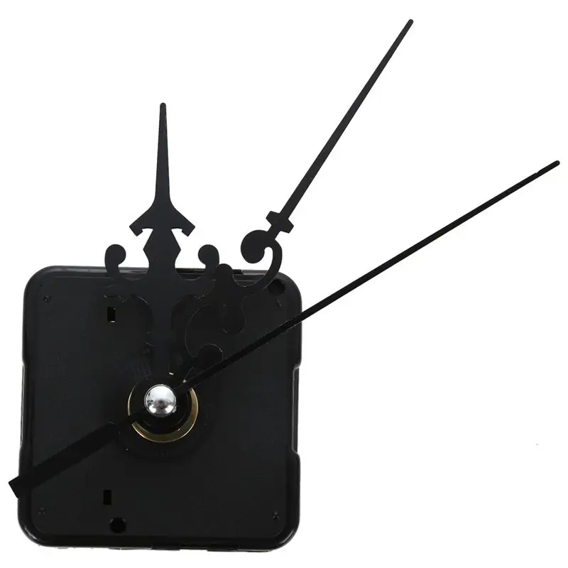 DIY Clock Metal Texture Creative Wall Clock Retro Wall Movement Accessories Black