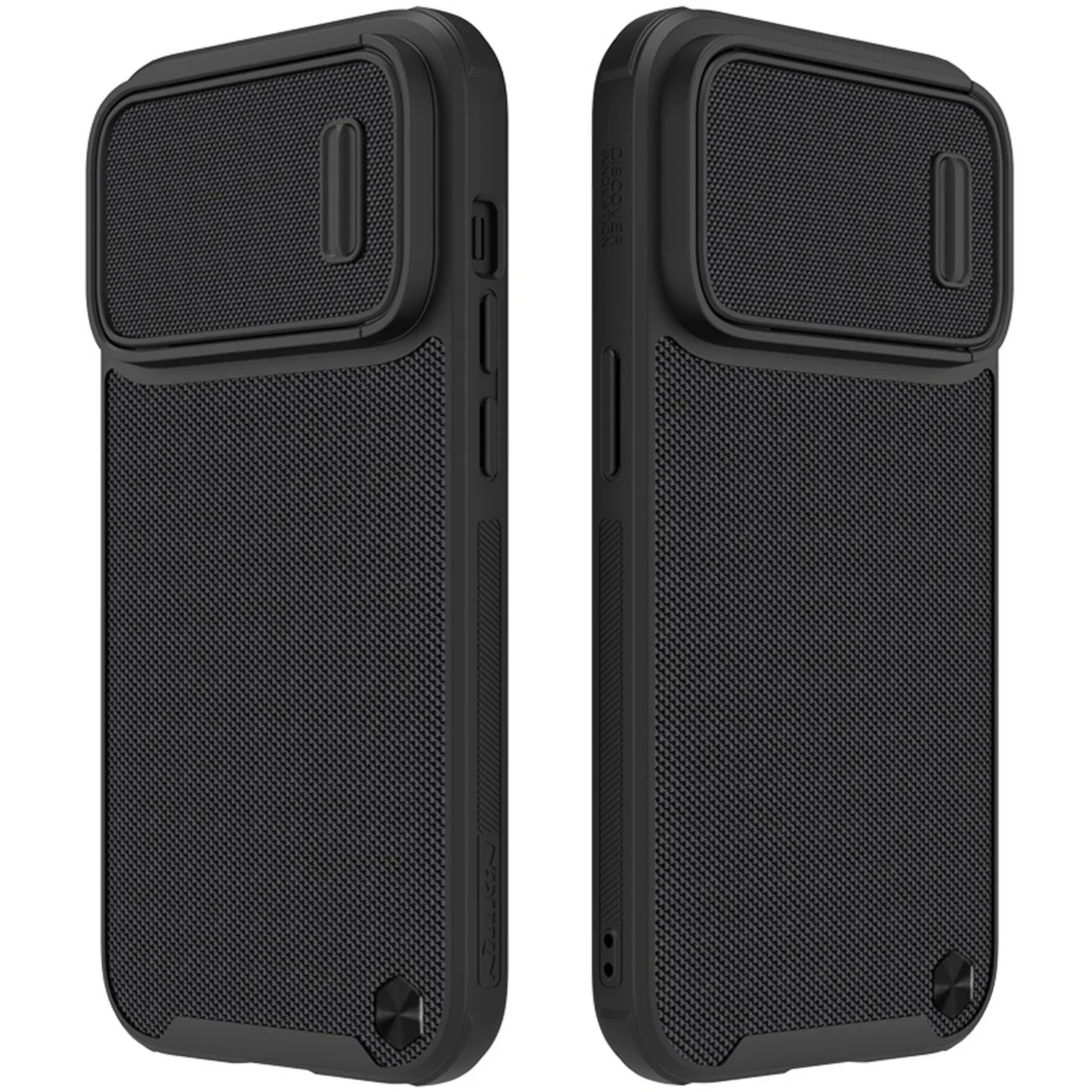 NILLKIN For iPhone 14 Pro Max Case Textured Spring Cover For iPhone 14 Pro Nylon Fiber Slide Camera Cover For iPhone 14 /14 Plus