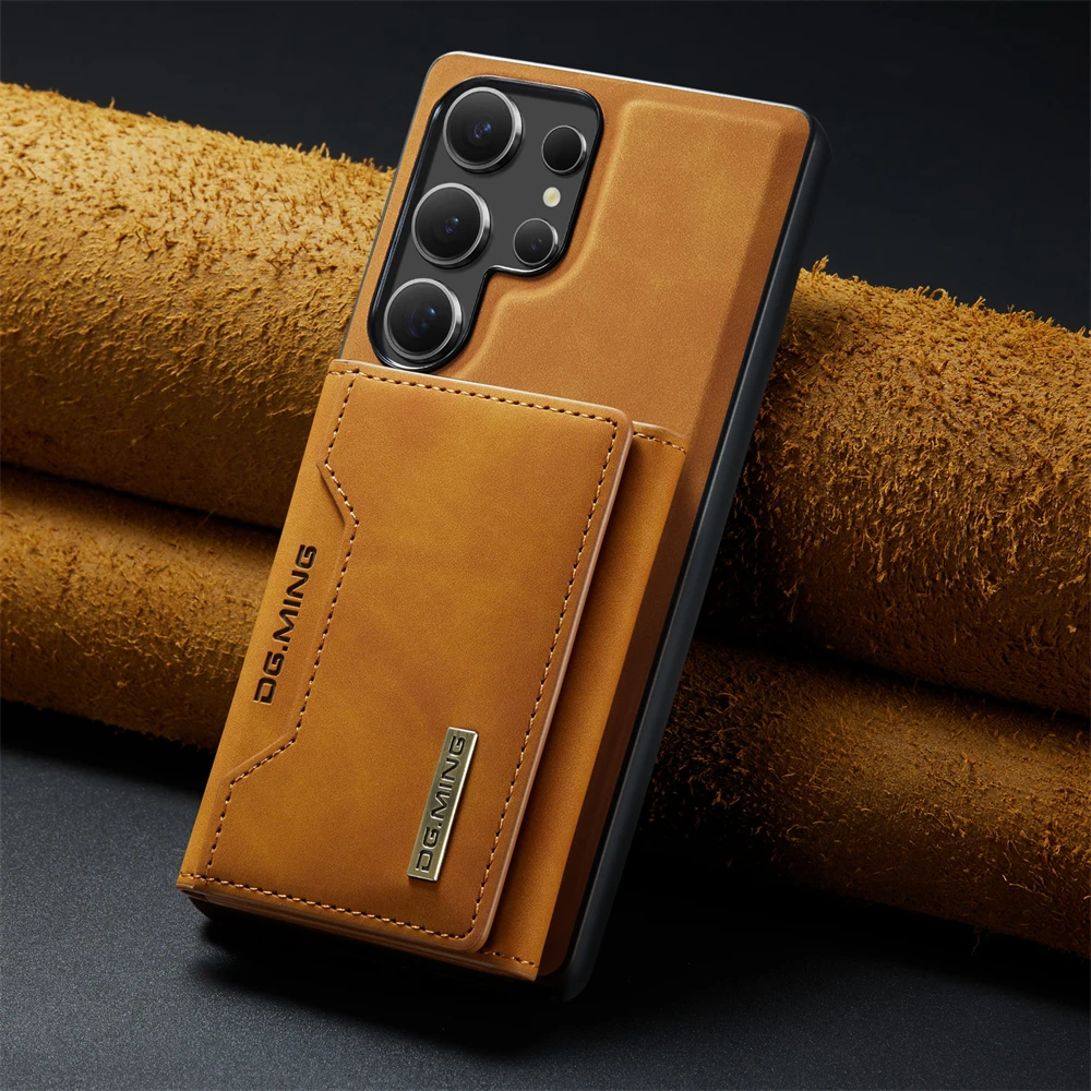 2-in-1 Detachable Magnetic Leather Wallet Case