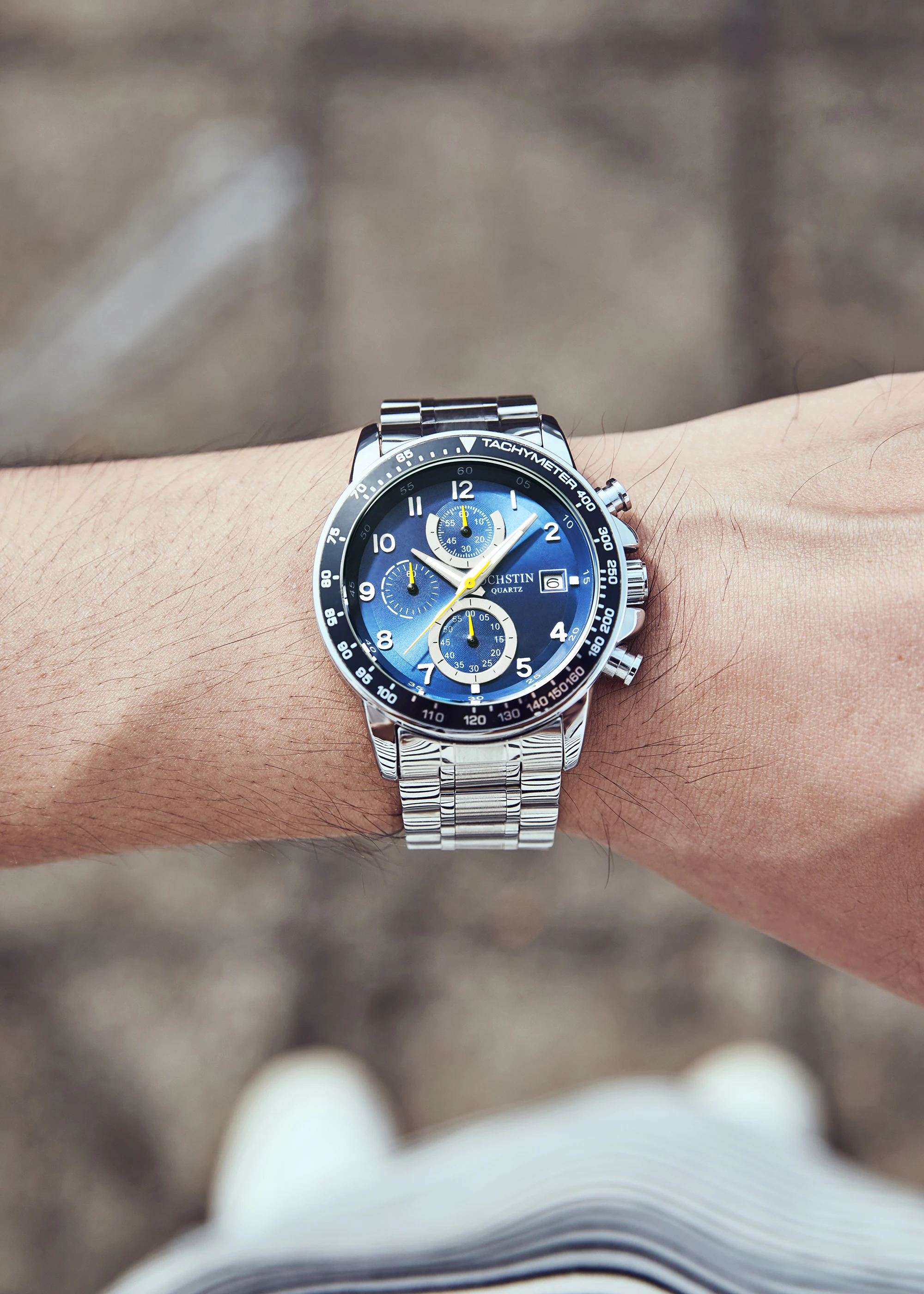 New Fashion Mens Watches Top Brand Luxury Silicone Sport Watch Men Quartz Date Clock Waterproof Wristwatch Chronograph Clock Man