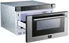 24" Inch. Microwave Drawer Oven with Touch Open Door - 1.2 Cubic Feet Electric Oven Capacity - Stainless Steel Child Safety Lock 5