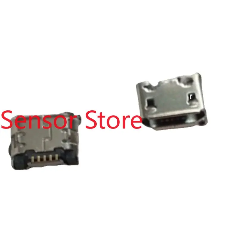 10PCS USB Mother 5P Mini  Phone Charging Socket With Horn 4-pin Plug Board