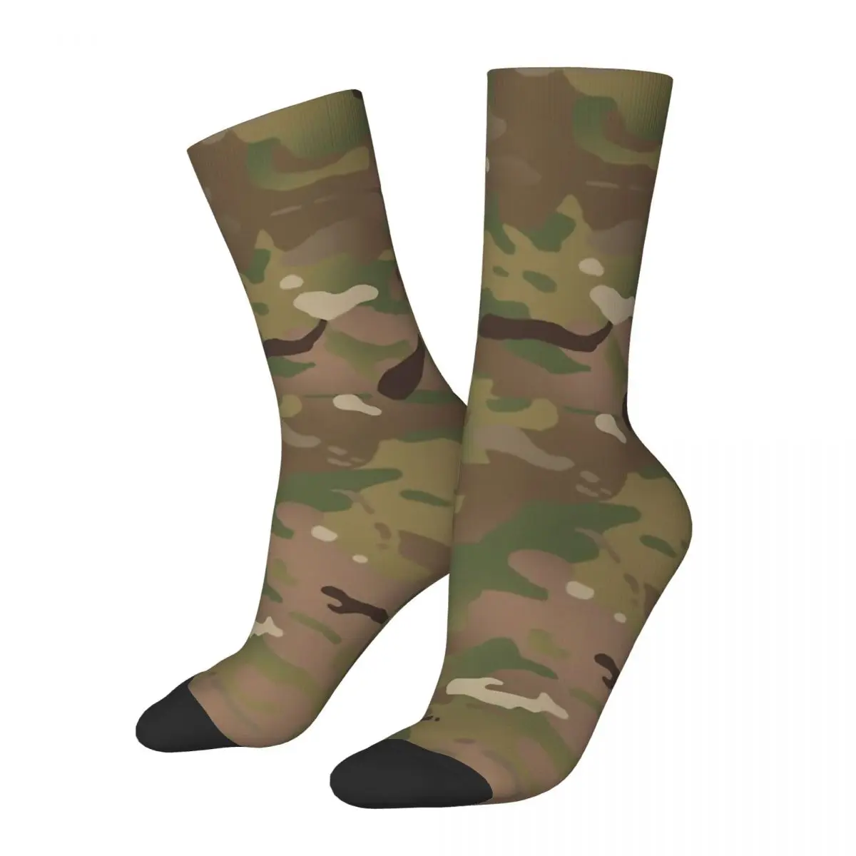 

Military Pattern Camo Camouflage Army Socks Sports 3D Print Boy Girls Mid-calf Sock
