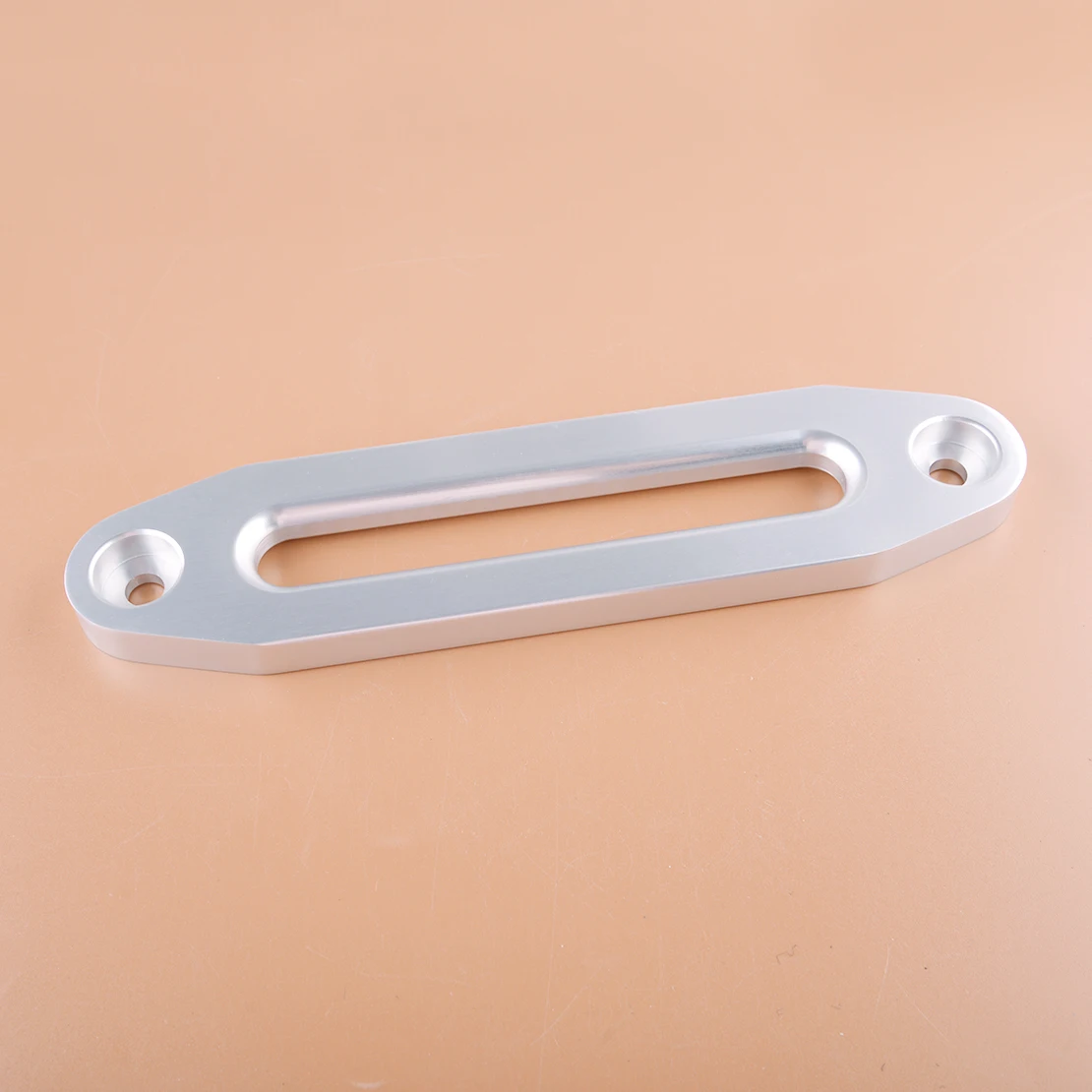 

10" Hawse Fairlead 8000-15000LBS Fit for Synthetic Rope Winch Silver Billet Aluminum