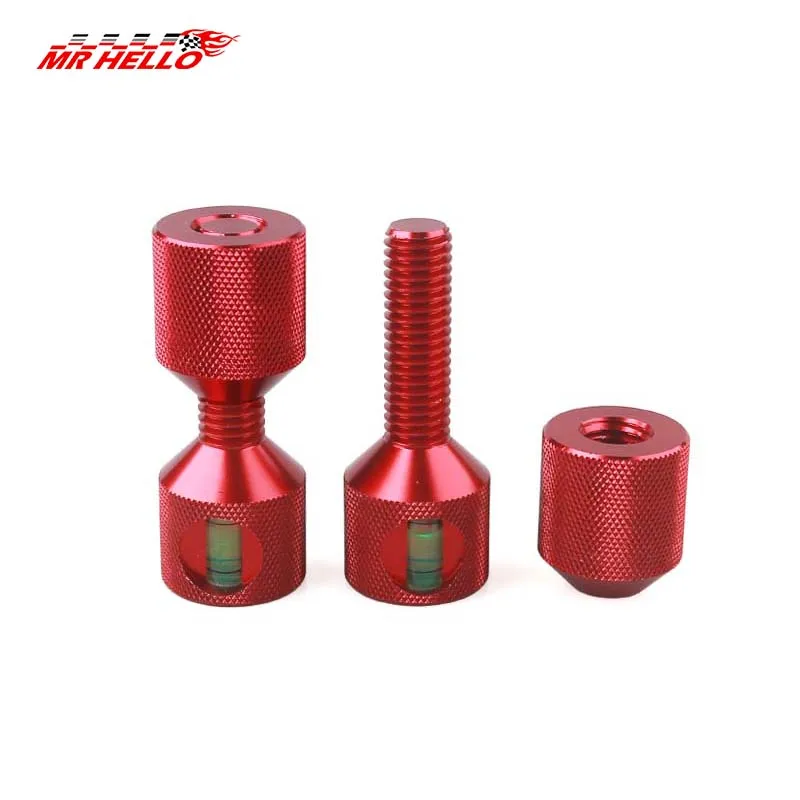 Two Hole Pins Set 1-1/8" Aluminum 6061 2 Hole Flange Alignment Pin with level