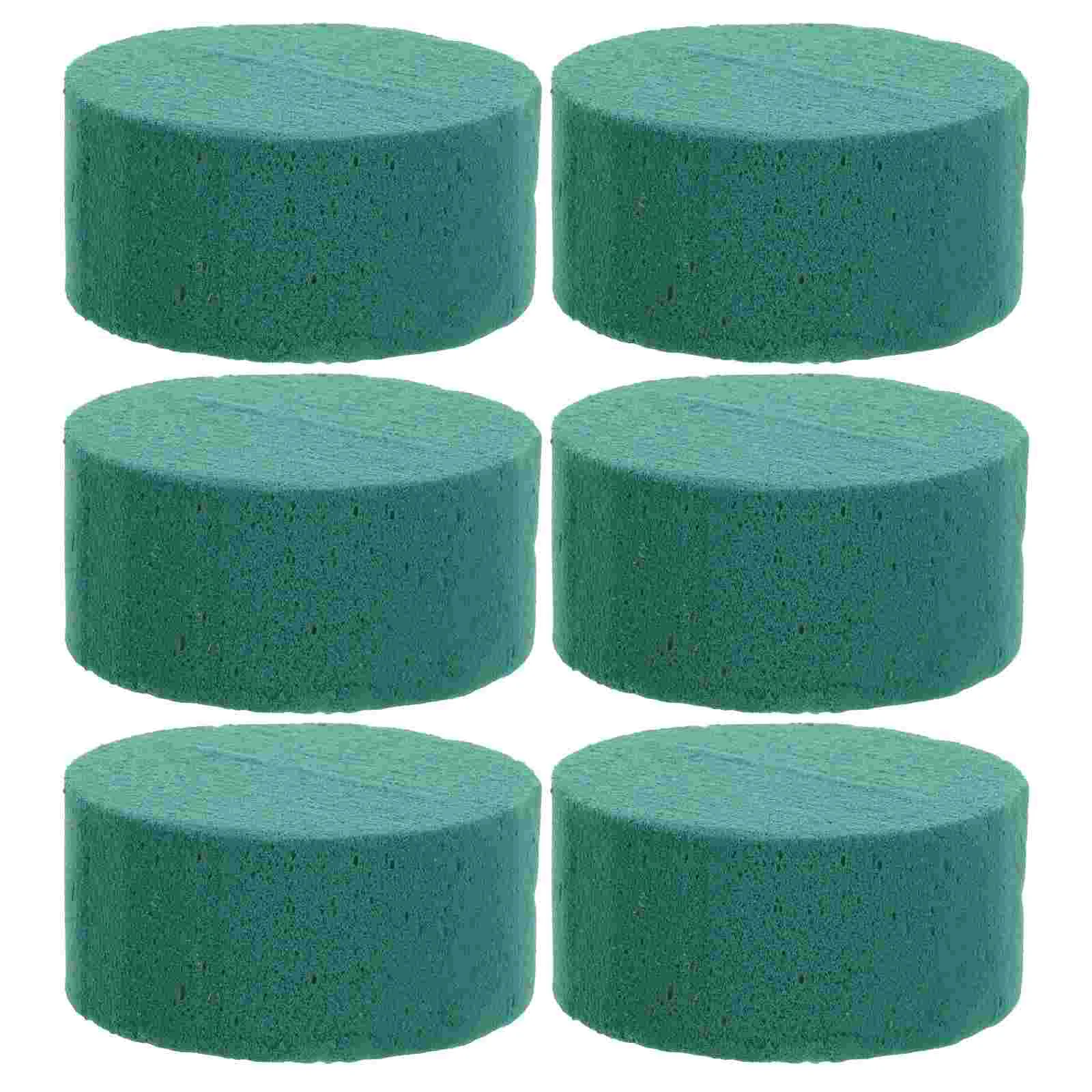 

6 Pcs DIY Flower Mud Water Absorb Accessories Artificial Flowers Plant Bowl Tile