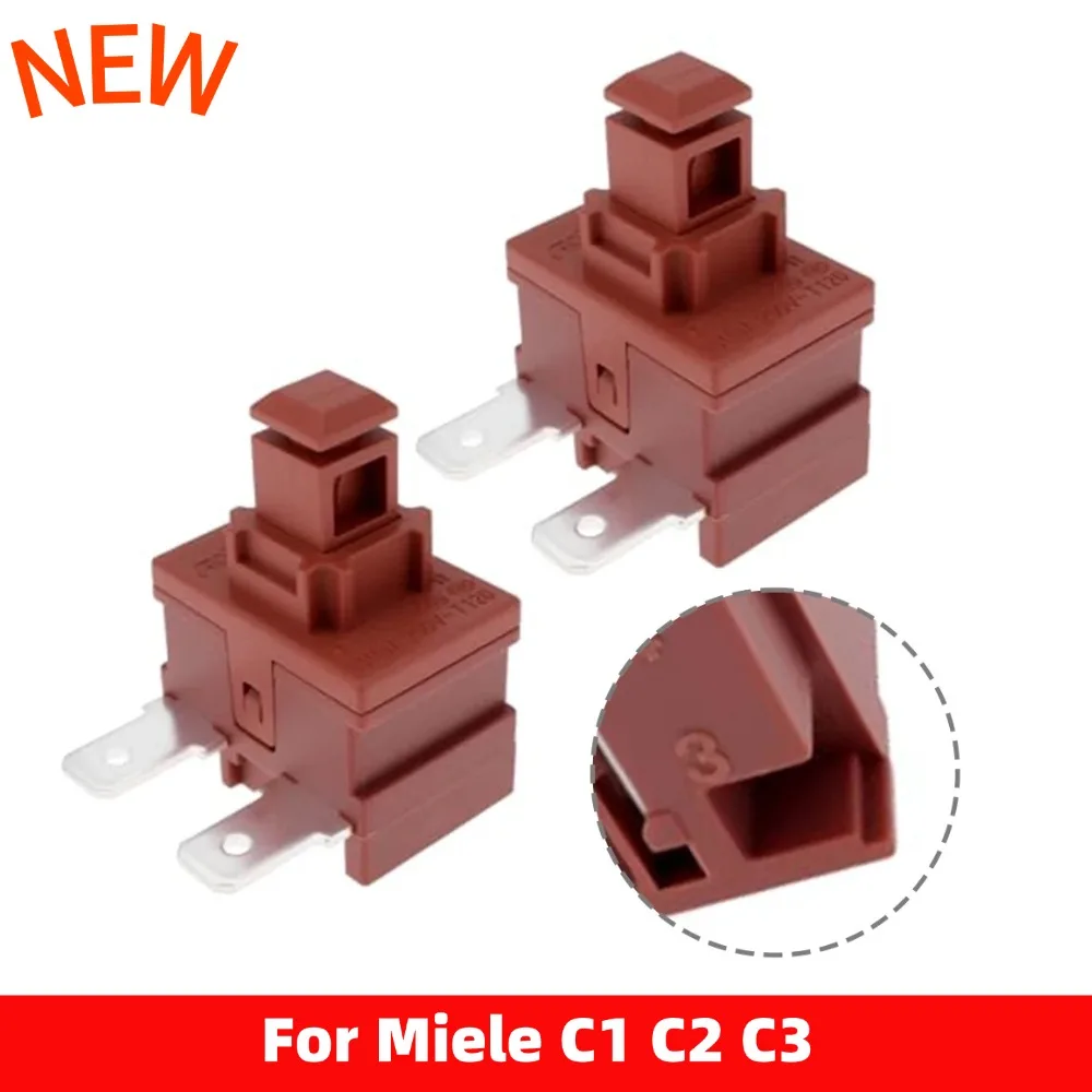2Pcs On Off Power Button Switch For Miele C1 C2 C3 Vacuum Cleaner Sensor Button Induction Miele Home Appliance Parts