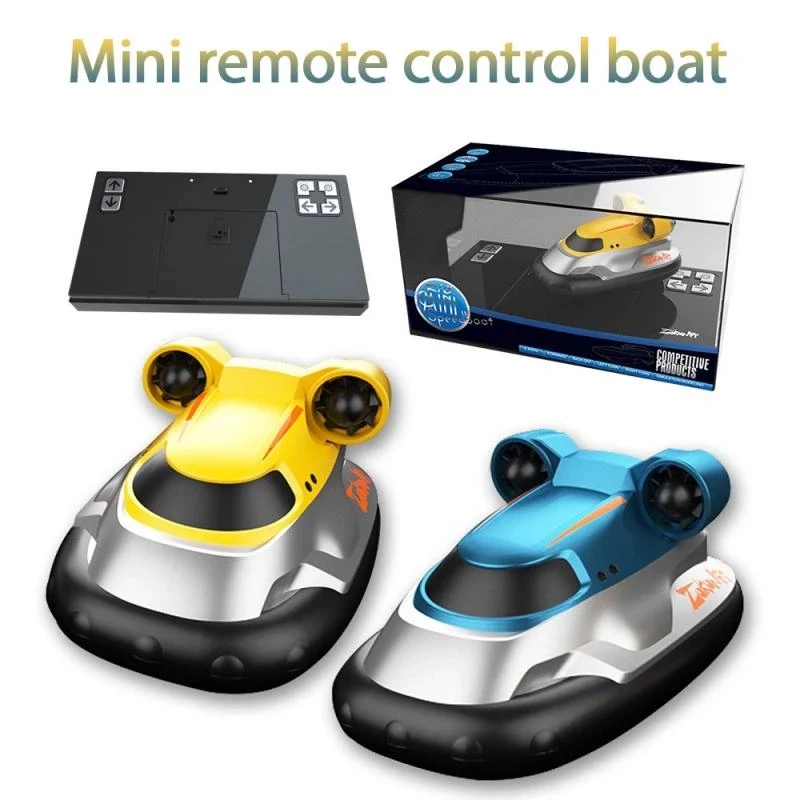 Mini Rc Boat Double Motor Hovercraft Toys Water Electric Remote Control Boat Motoscafo Barca Telecomandata Per Bambini E Adulti
