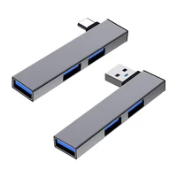 3 in 1 USB Docking Station OTG USB 3.0/Type-C 3.0 To 3 USB USB HUB Type C HUB Speed 5.0Gbps 3 Port for PC Computer Laptop - Image 2