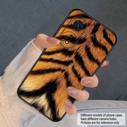 Tiger Skin Pattern Silicone Soft Phone Case for Oppo Reno12 F 5G (BBM-BBM2505142)