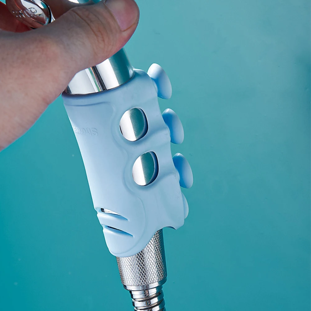 Description Picture 2 of itemHolder Sprinkler Rack Adjustable Big Sucker Bracket Silica Gel Wallhanging With Hook 1pcs No-Punch Shower Head