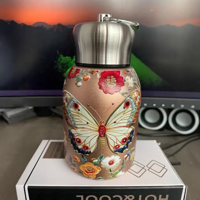 Creative Gift 316 Stainless Steel Insulated Cup 300ml Leak Proof Coffee Mug Durable Portable Water Bottle Outdoor Hiking 4