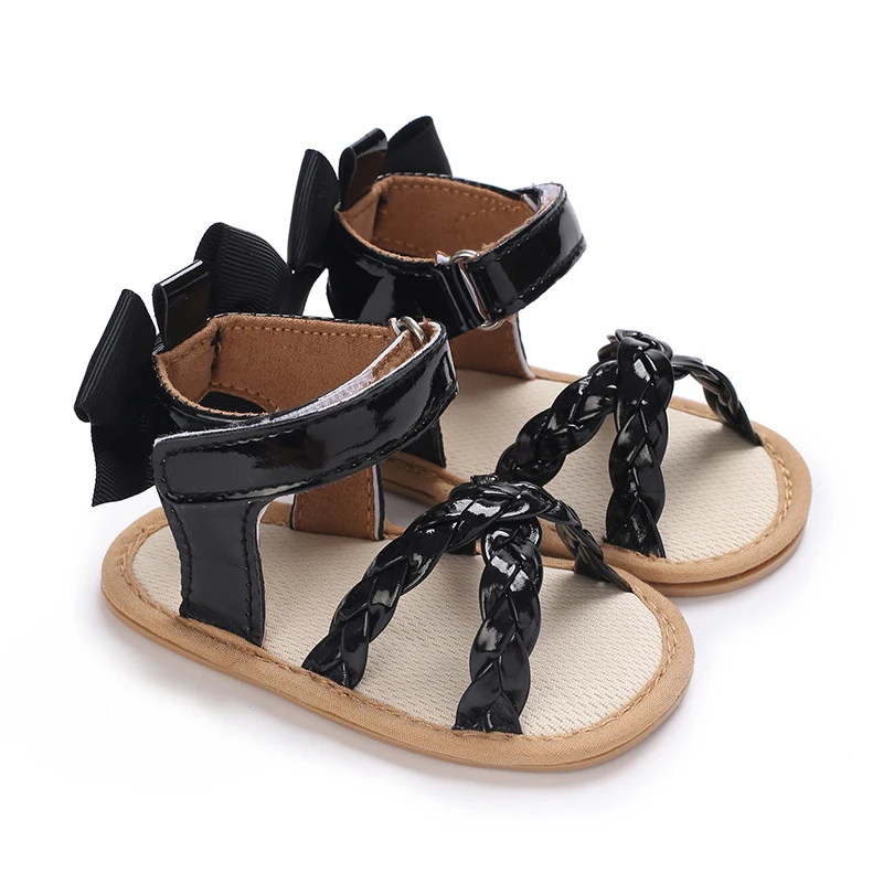 Baby Girl Black Sandals 5