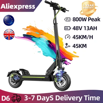Monopattino elettrico per adulti TODIAMRT D5, 48V 13AH, 45 km/h, potenza di picco 800W, autonomia 40-60 km, sospensioni a molla