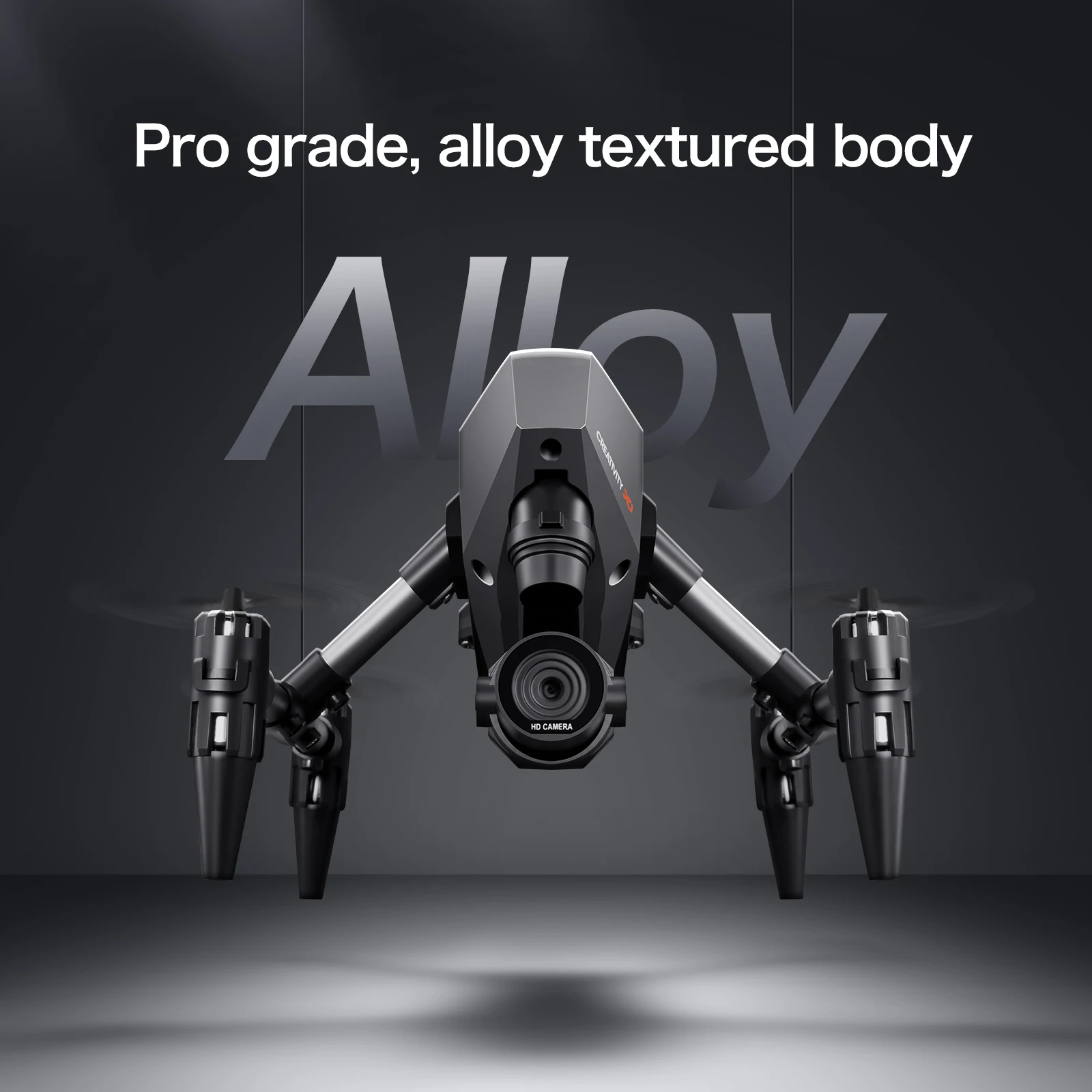 Drone XD-1 Noir 4K/8K Caméra HD Quadricoptère Léger
