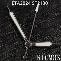 Colorful Watch Hands for Mechanical Movement Replacement Parts (ETA2824  black)