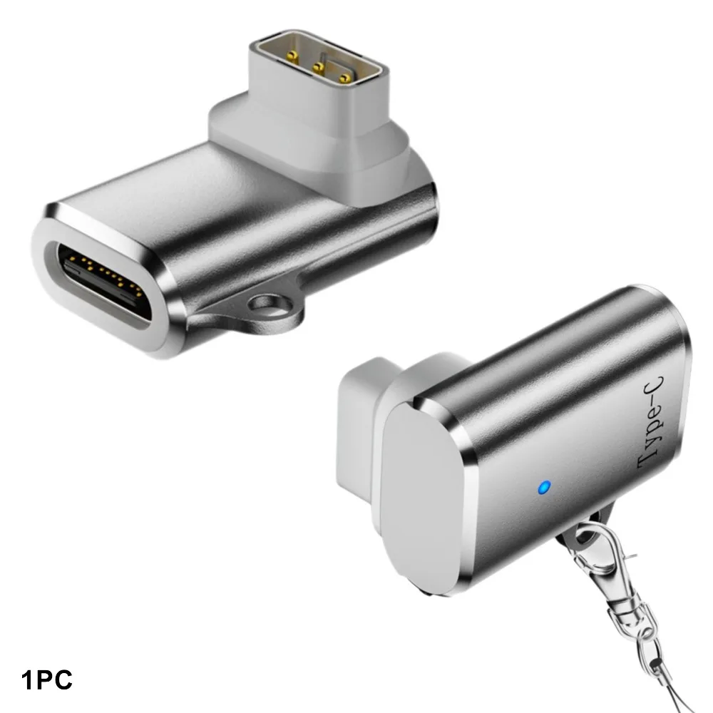 High-Speed Type-C to Magnetic Charger Converter with Indicator Light