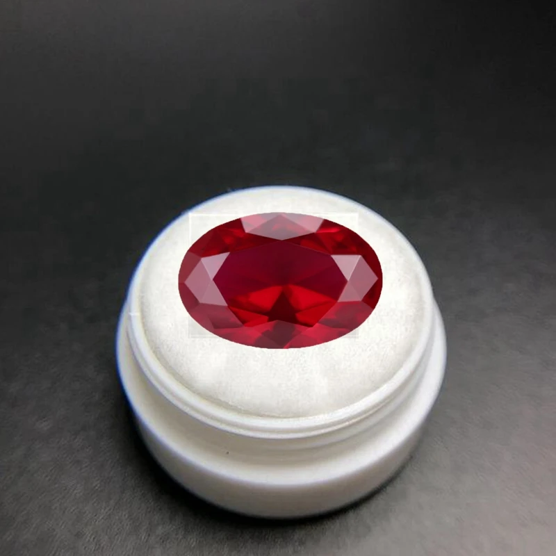

AAAA+ Large Ruby 13x18mm Sri-Lanka Garnet Ruby Oval Cut VVS Loose Gemstone Jewelry