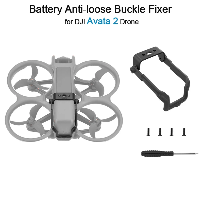 Description Picture 2 of itemAnti-loose Battery Buckle Fixer for DJI Avata 2 Drone Protection Cover Clip Holder Avata2 Quadcopters Camera Drone Accessories