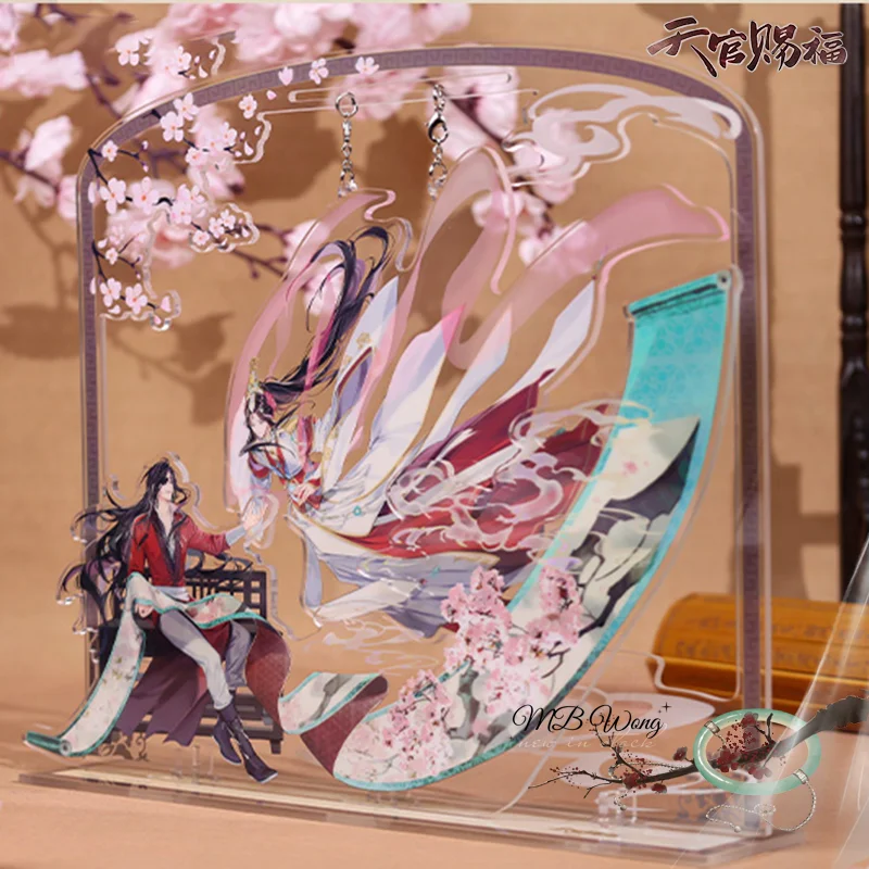 

Heaven Officials Blessing Hua Cheng Xie Lian Hanging Sign Painted Human Figure Huacheng Xielian Standing Sign Tian Guan Ci Fu