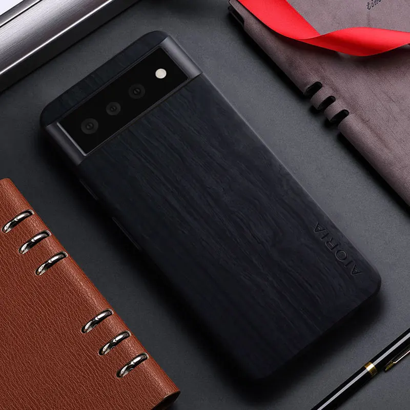Bamboo Wood Pattern Leather Case - Unique Design Back Cover