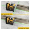 Dewalt DW089LG 3 Sides*360 12 Lines Laser 12V Battery Horizontal Green Light tool Meter Outdoor Degree Vertical bare machine 3