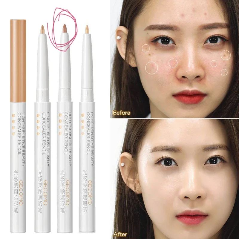 Full Cover Concealer Cover Stick Pencil Conceal Spot Blemish Cream Foundation Waterproof Eyebrow Contouring Makeup Tool