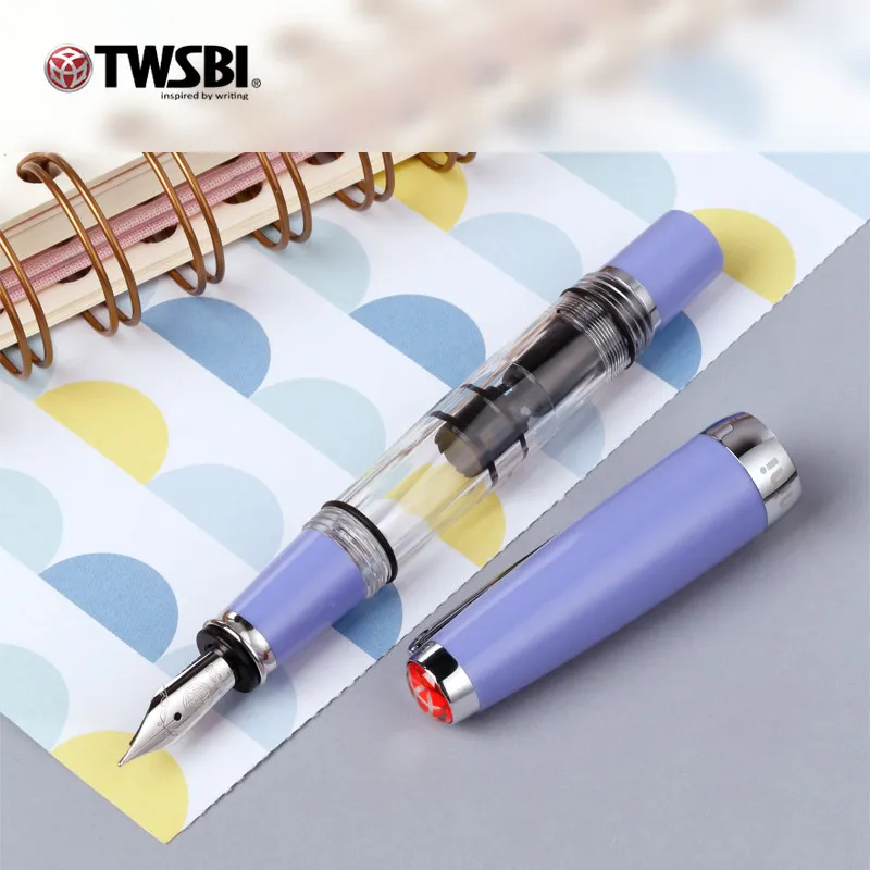 TWSBI Diamond 580 Mini Lavender Purple Fountain Pen Gift Set EF/F