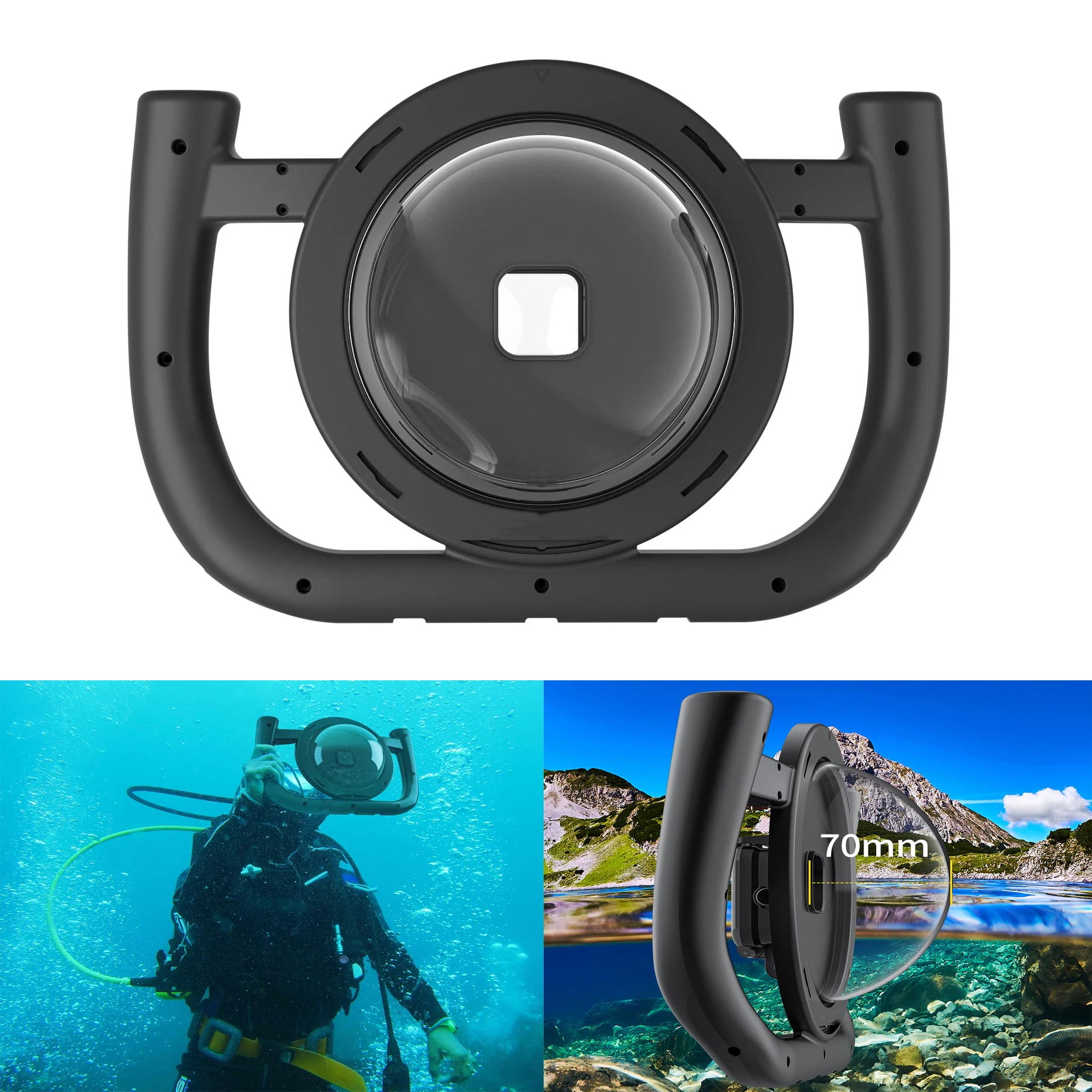DCCMS Patinete Submarino Impermeable, Equipo De Buceo, Equipo Auxiliar Subacuático, 65 Pi