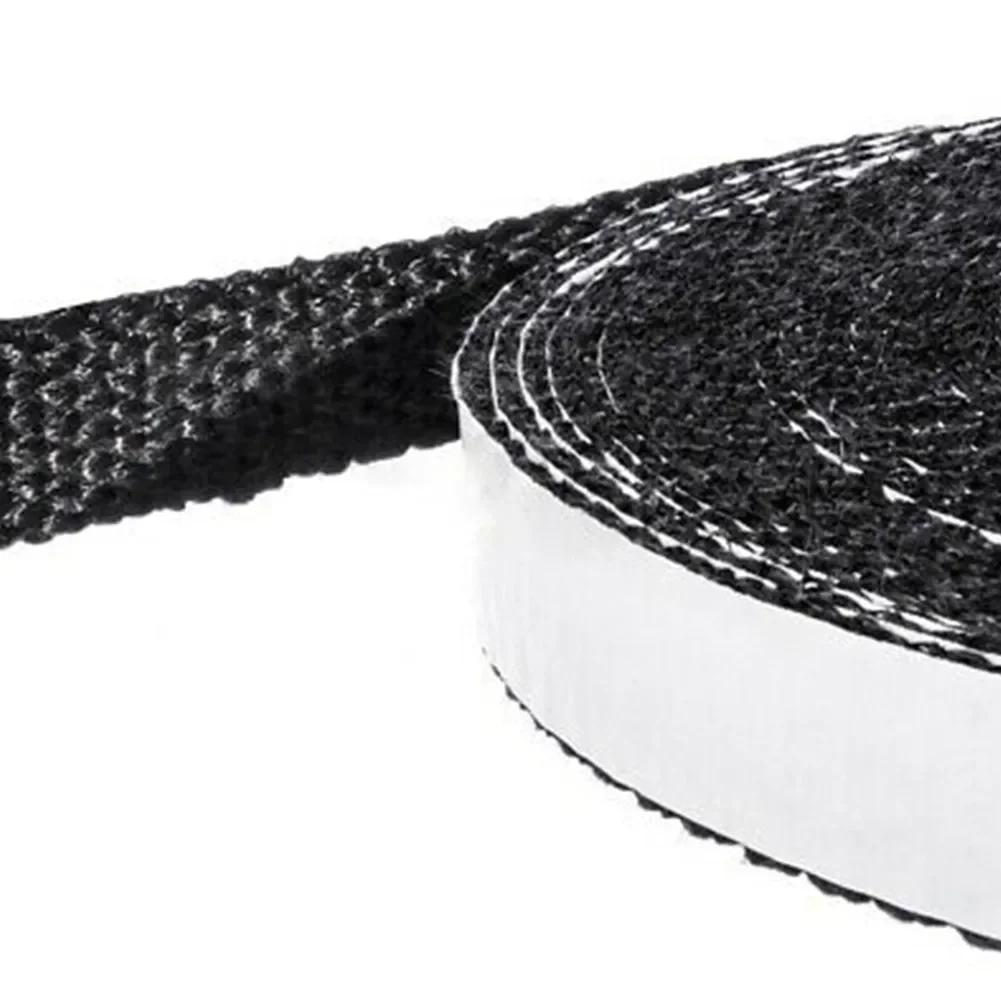 Flat Stoves Rope Self-Adhesive Fiberglass Fireplace Door Sealing Cord Replacement Gasket Tape 10/15mm Width 2m Length Black stove rope seal