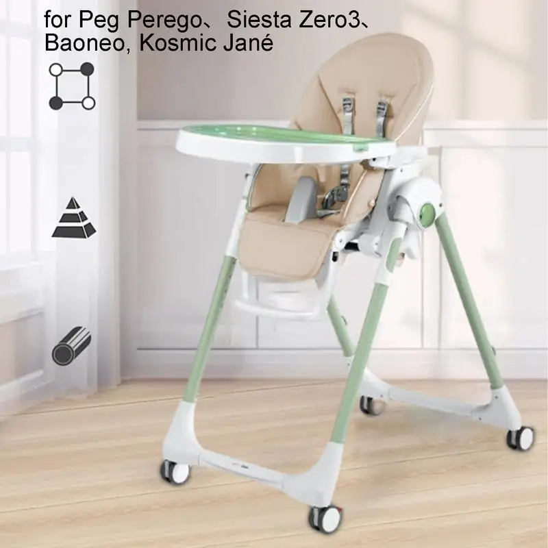 Dining Chair Cover PU Leather Baby Soft Multifunctional Seat With Padded Comfortable for Children