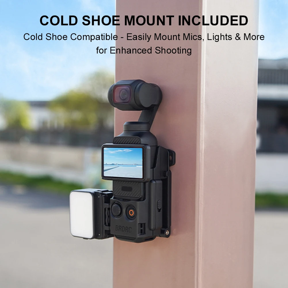 Portable Camera Mount Clip Holder Adapter Adjustable Magnetic Bracket Anti-Slip Base for DJI OSMO Pocket 3 Camera Accessories