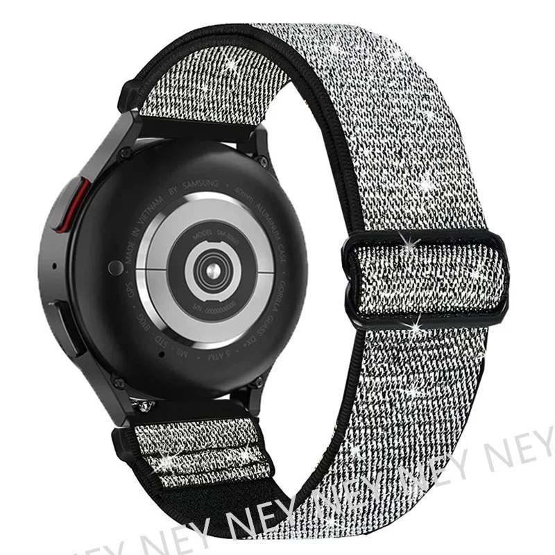 Elastic Nylon Watch Strap - Universal Fit for Smartwatches (20mm & 22mm)