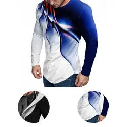 T shirt à col rond pour homme, à la mode, créatif et abstrait, printemps 