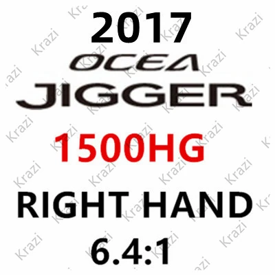 Original 2021 2017 SHIMANO OCEA JIGGER 1000 1500 2000 Right and Left Hand  Saltwater Fishing reel