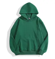 Luxurious Heavyweight Cotton Men's Hoodie - Premium Comfort and Style for Autumn/Winter Seasons (Green)