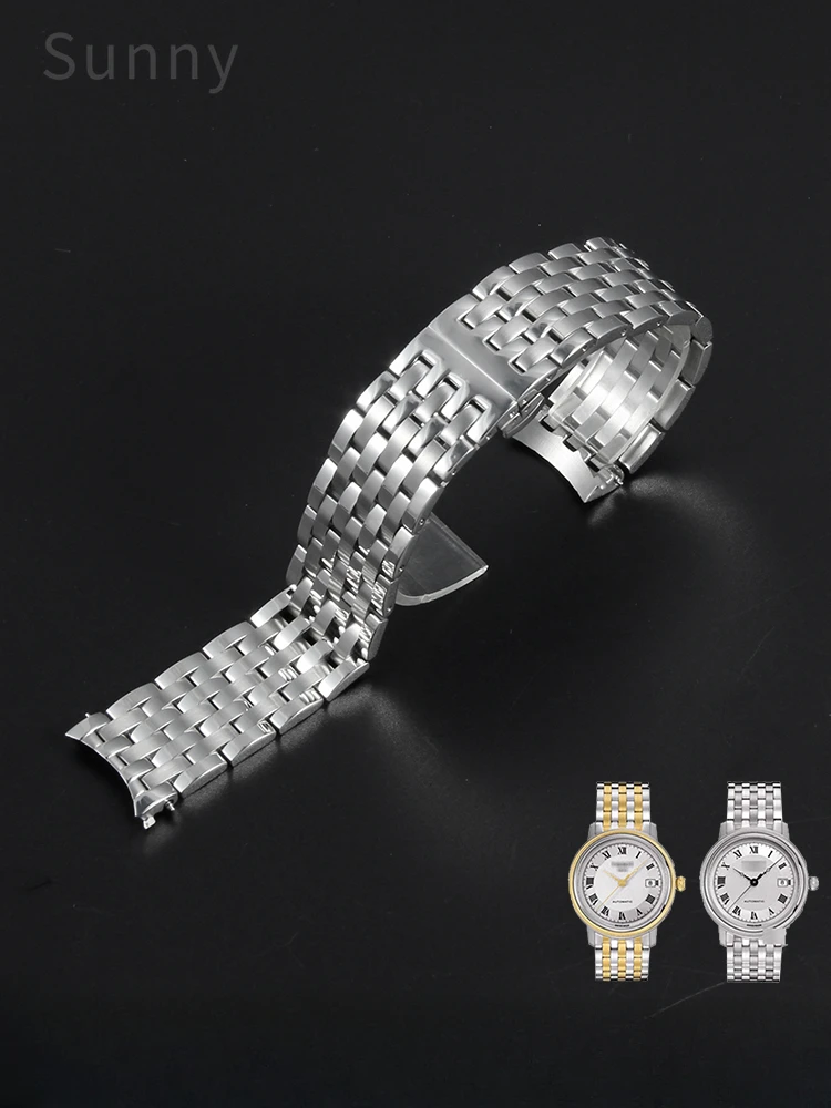 Per Tissot 1853 Port T045 Fibbia Pieghevole In Acciaio Inossidabile Antiruggine T045407A Cinturini Integrati T045207A Accessori Da Donna