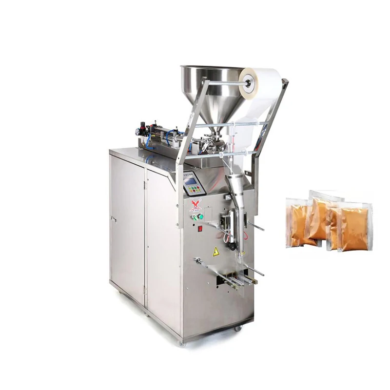 

Fully Automatic Sauce Packaging Machine, Three Sided Sealed Filling Machine, Small Bag Packaging Can Be Customized
