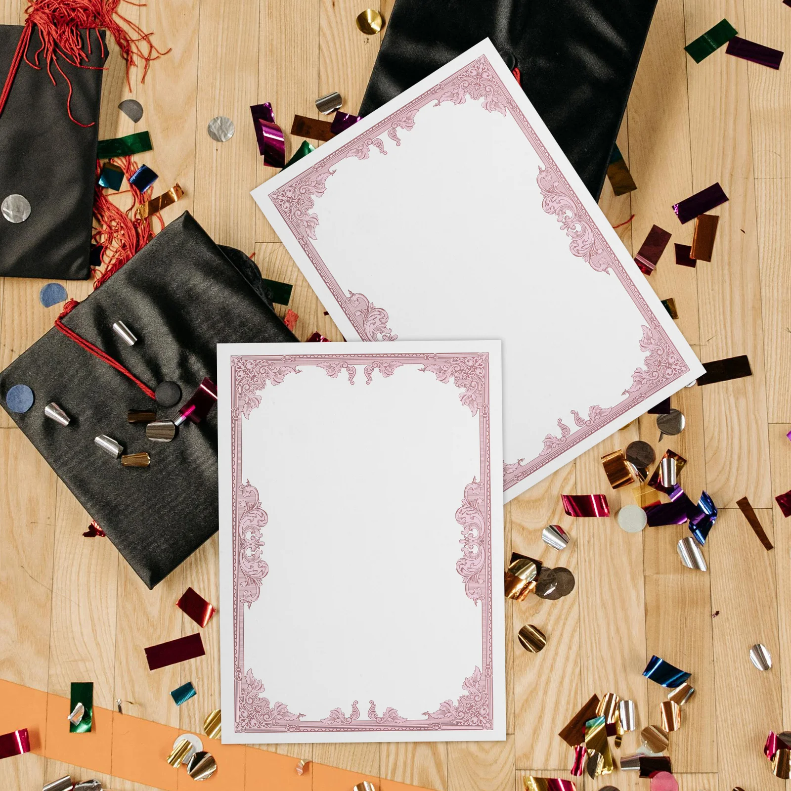 30pcs Blank Sheets Graduate Sheets Printable High School Diploma Paper Academic Award Certificate School Award Supplies