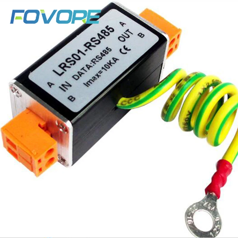 RS485 Date Signal Power Arrester Anti Surge Protector Monitoring CCTV Camera Lightning Protection Device Thunder Preventer